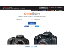 Tablet Screenshot of camerarocket.com